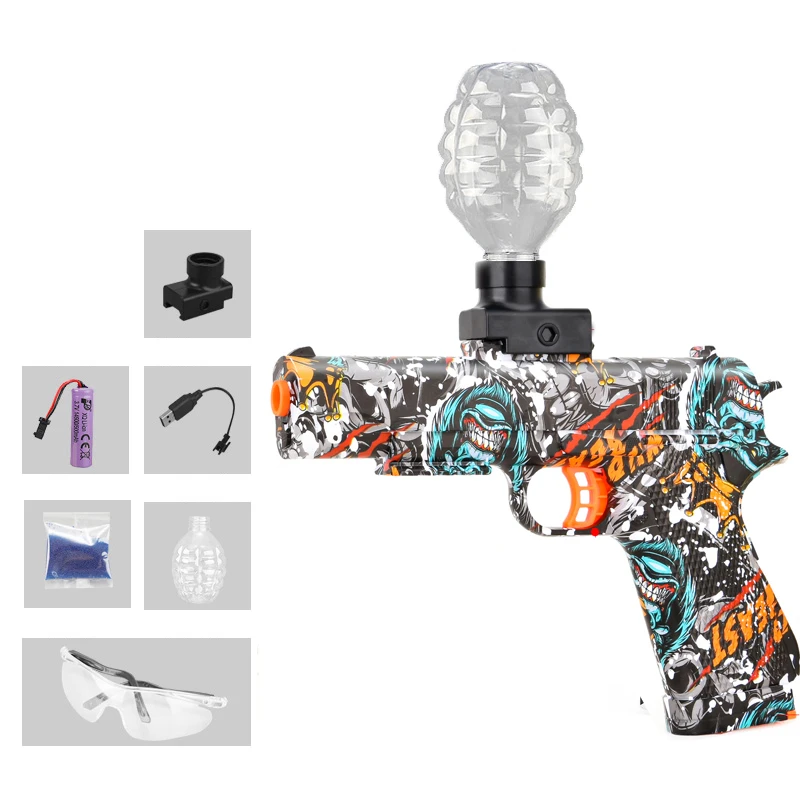 Pistole perline giocattolo elettrico palla di sicurezza proiettile pistola che salta più stili disponibili, i giocattoli per ragazzi sono adatti