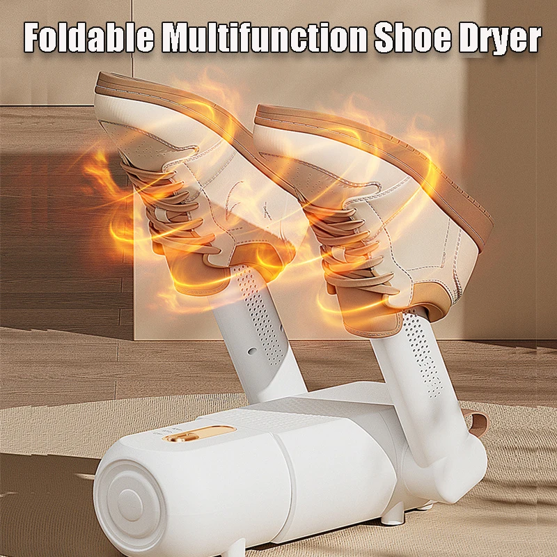 Foldable Electric Shoe Dryer Smart Timing Quick Drying Constant Temperature Deodorizer Sterilizing Shoe Dryer Boot Warmer Dryers