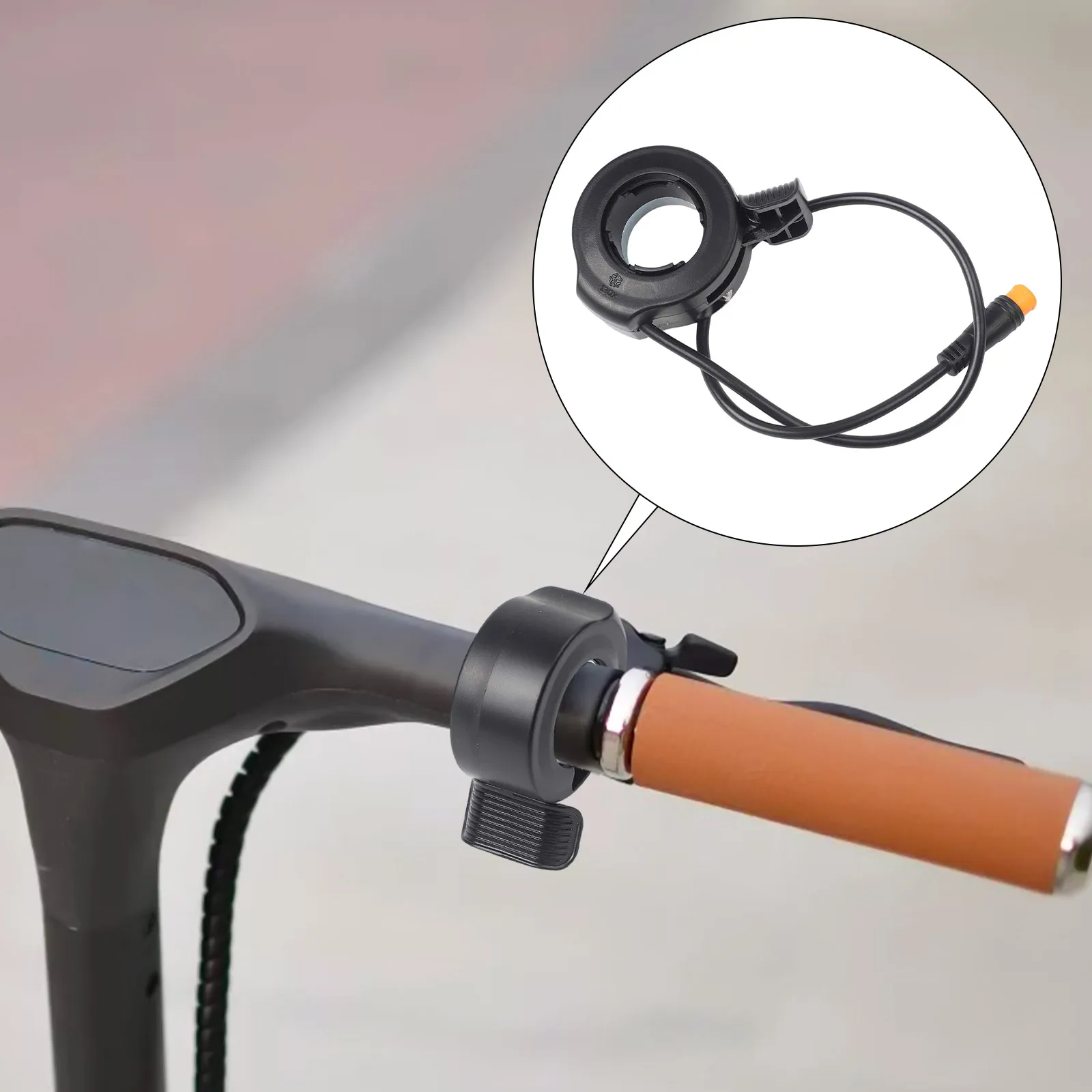 User Friendly For Electric Bike Thumb Trigger Throttle Non Slip and Waterproof Designed for E Bikes and Scooters