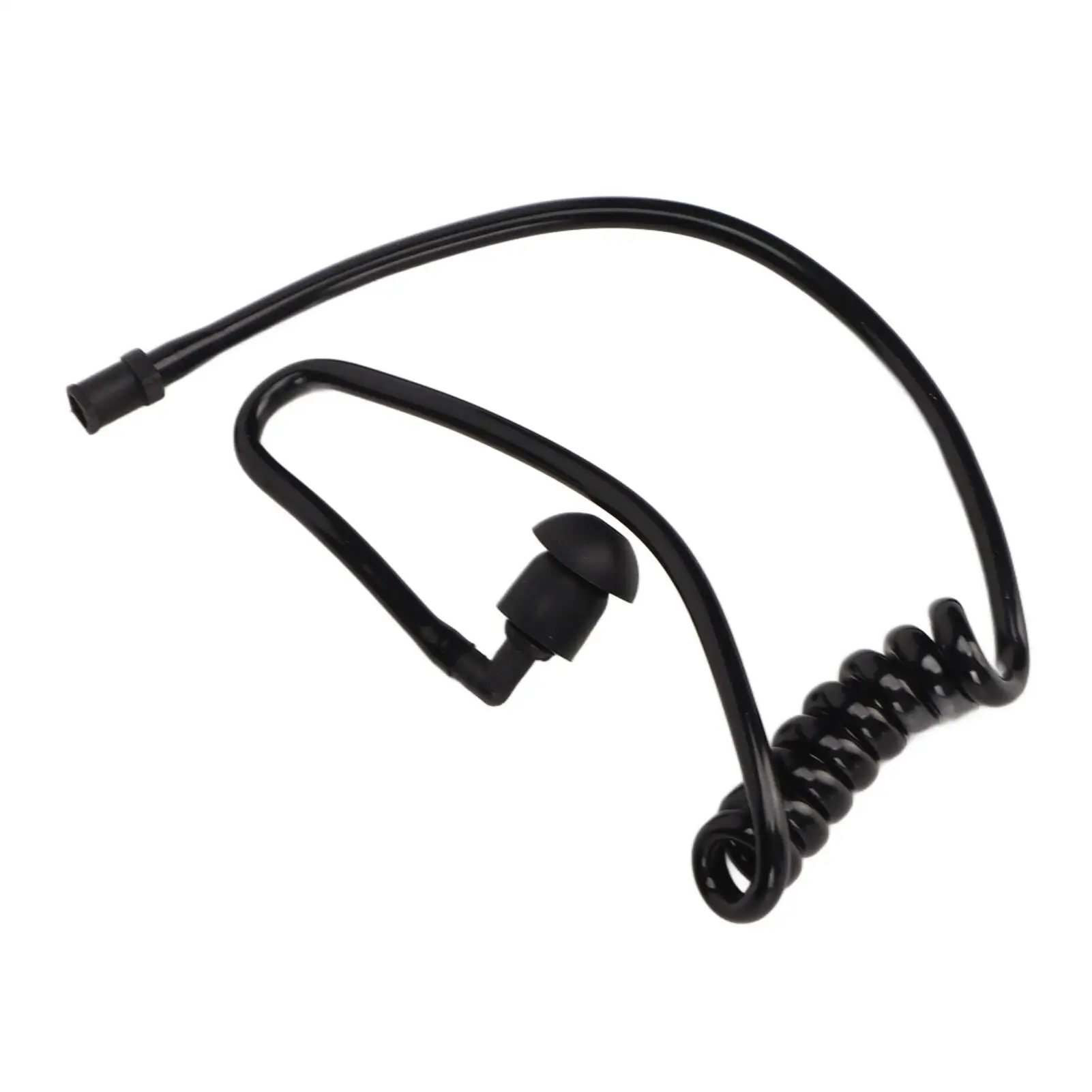 Coiled Acoustic Tube Earpiece Replacement for 2-Way Radio Headsets - Compatible with for motorola , for kenwood & for icom