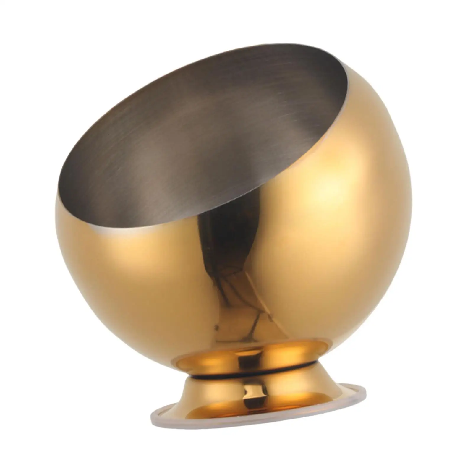 Stainless Steel Sugar Bowl Golden Sugar Cube Holder for Home Kitchen Hotel