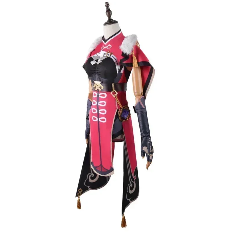 

Костюм Genshin Impact Uncrowned Lord of The Ocean Bei Dou Dress Wig Beidou Одежда для аниме Cosplayc; 6,r'8;p'