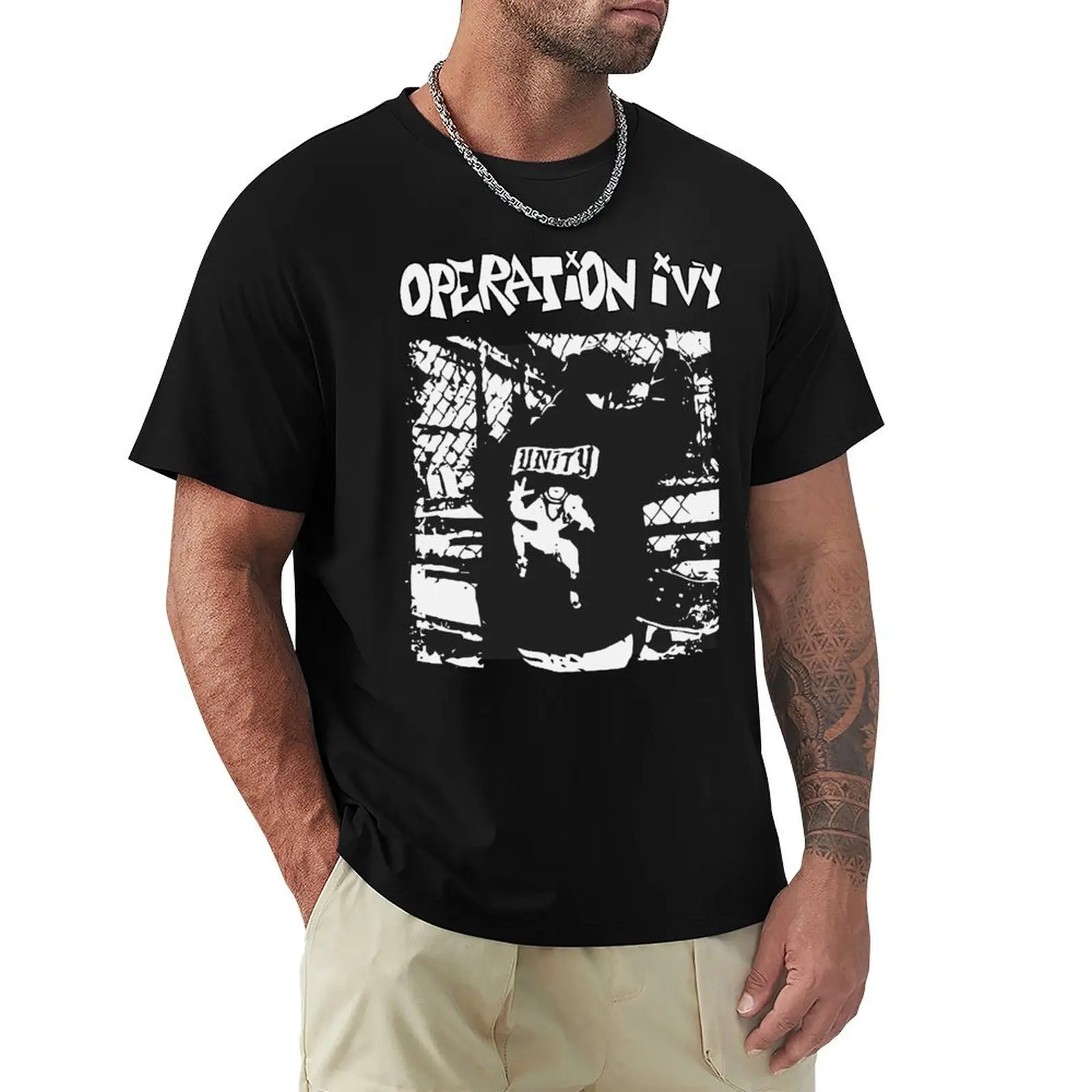 T-shirt Operation Ivy Unity Punk, t-shirt de travail durable