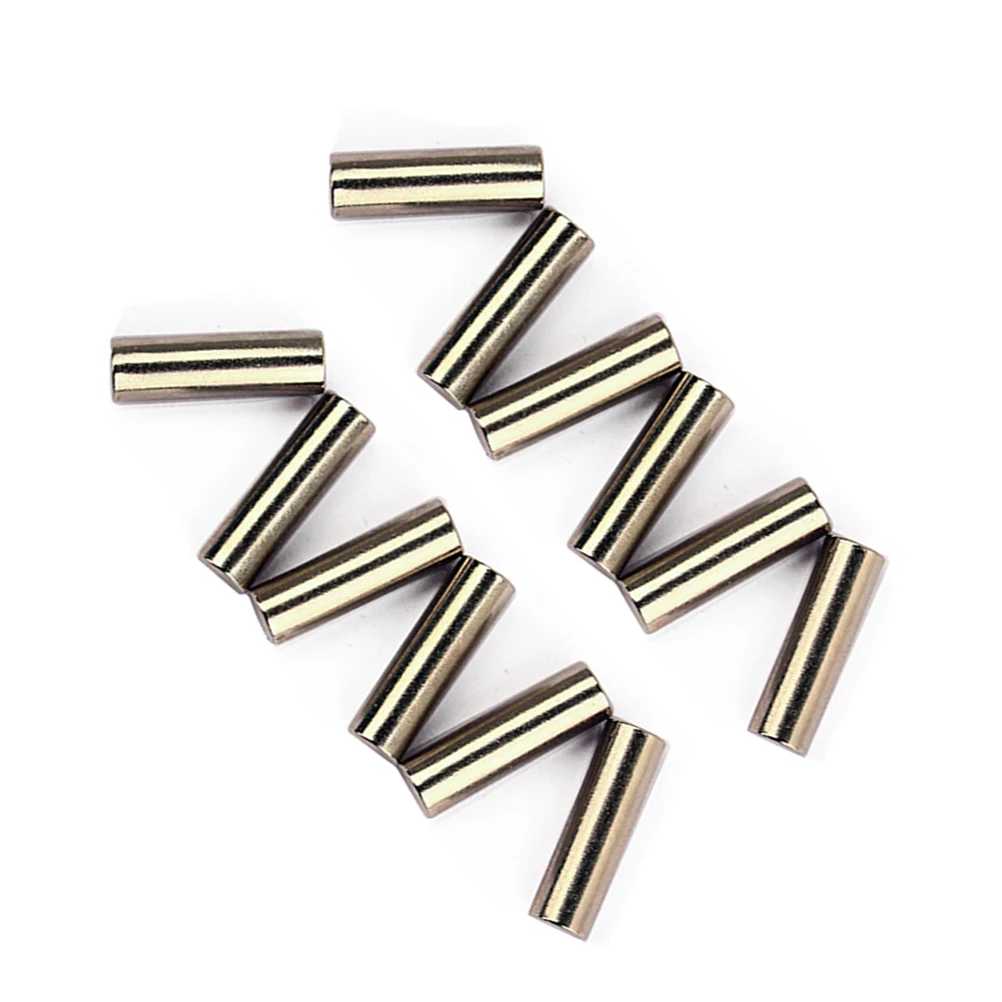 

60 pcs Humbucker Polepiece Slugs Steel Pickup Rods Plated Replacement Parts For Electric Guitar Bass 5Mm Diameter Metal Pole