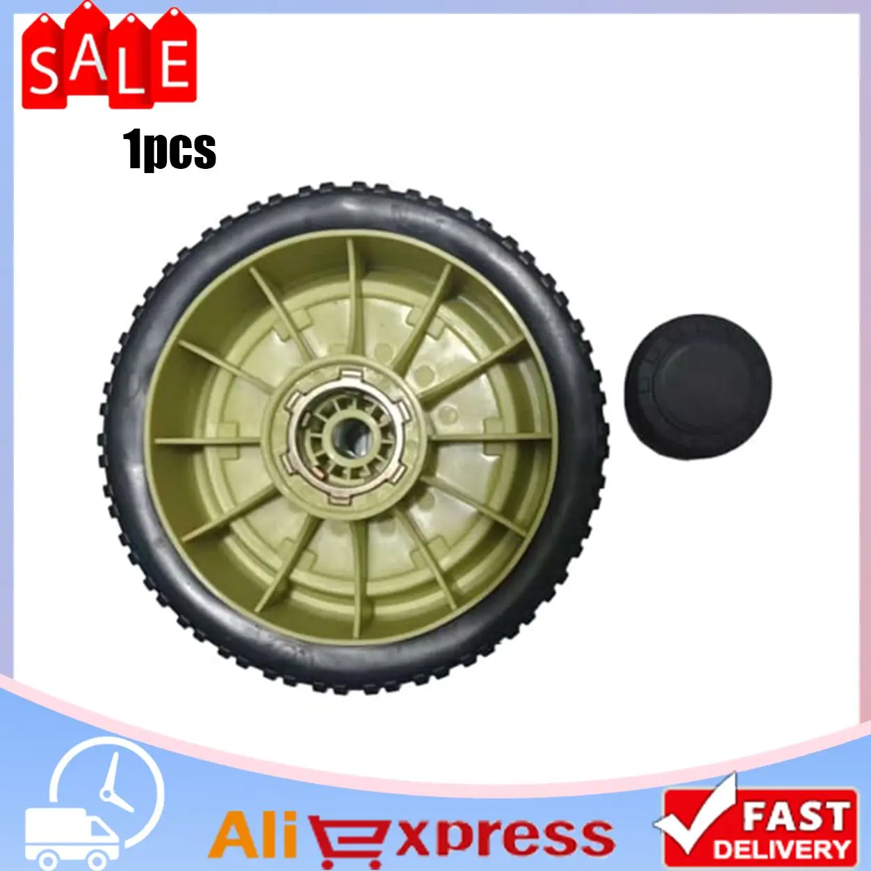 

1Pcs Lawn Mower Wheels 20CM Front/Rear Wheels Replacement For Honda HR214 HRU214 HRU215 Lawn Mower Wheel Garden Power Tools