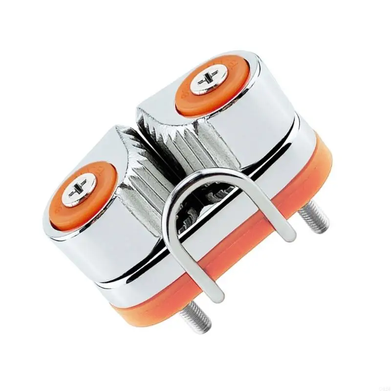 

G92F Balls Bearings Rope Clamp Boats Fast Entry Cams Cleats With Leading Rings Marine Boats Equipment Rope Fairlead Accessories