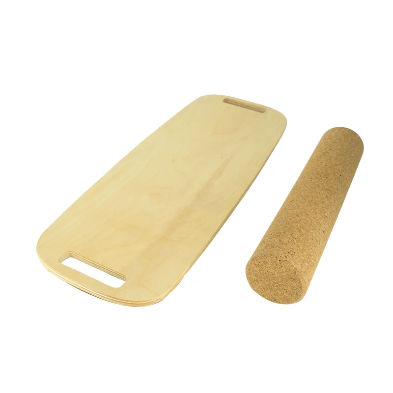 

Width Exercise Foot Balance Board Wood Roller Balance Board for
