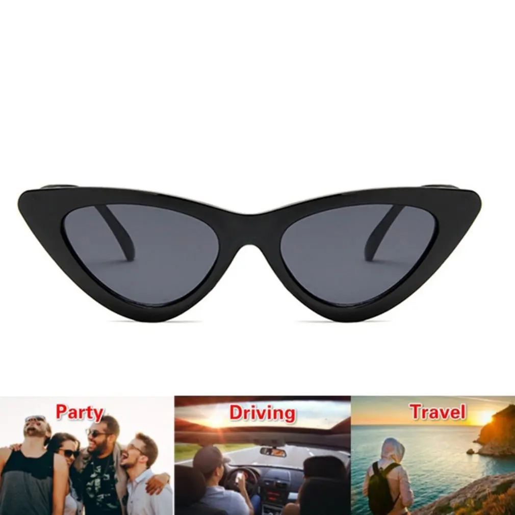 Moda retro Olho Óculos De Sol Gato Vintage Óculos De Sol Mulheres Triangular Óculos De Sol Óculos Oculos De Sol UV400