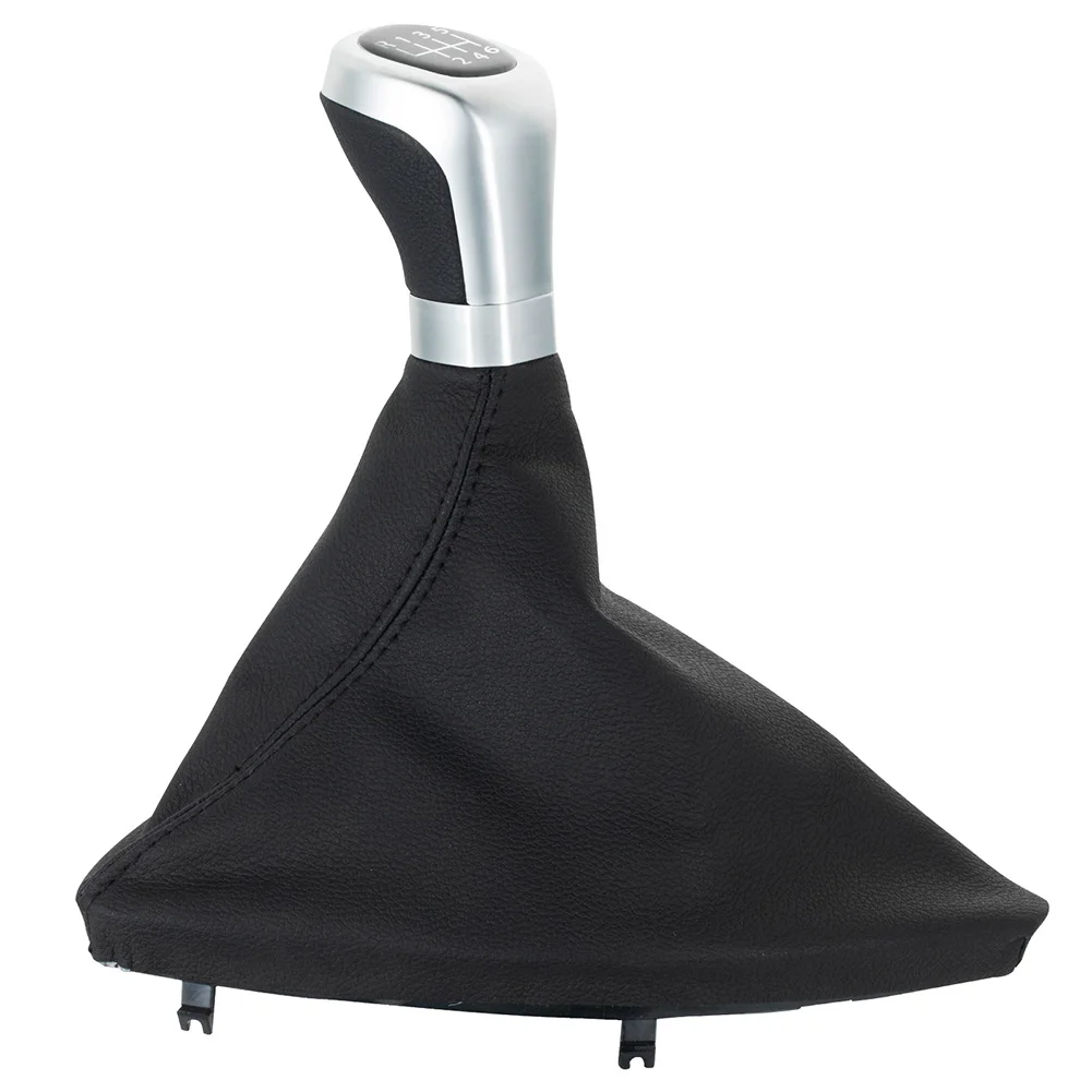 

Car Interior Accessories Gearbox Gaiter Boot Cover Black No Deformation Wear-resistant ABS And Leather Material