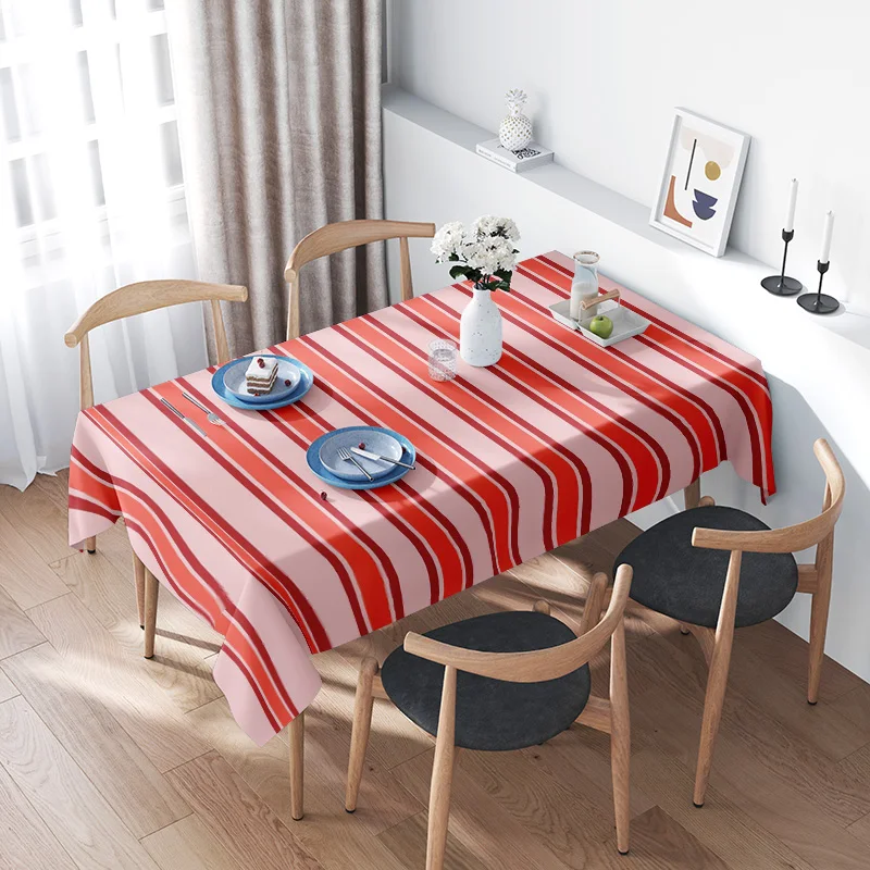 Waterproof Tablecloth Vintage Floral Pattern Farmhouse Dining Table Cover Protector Washable Rustic Home Decor Kitchen Tableclot