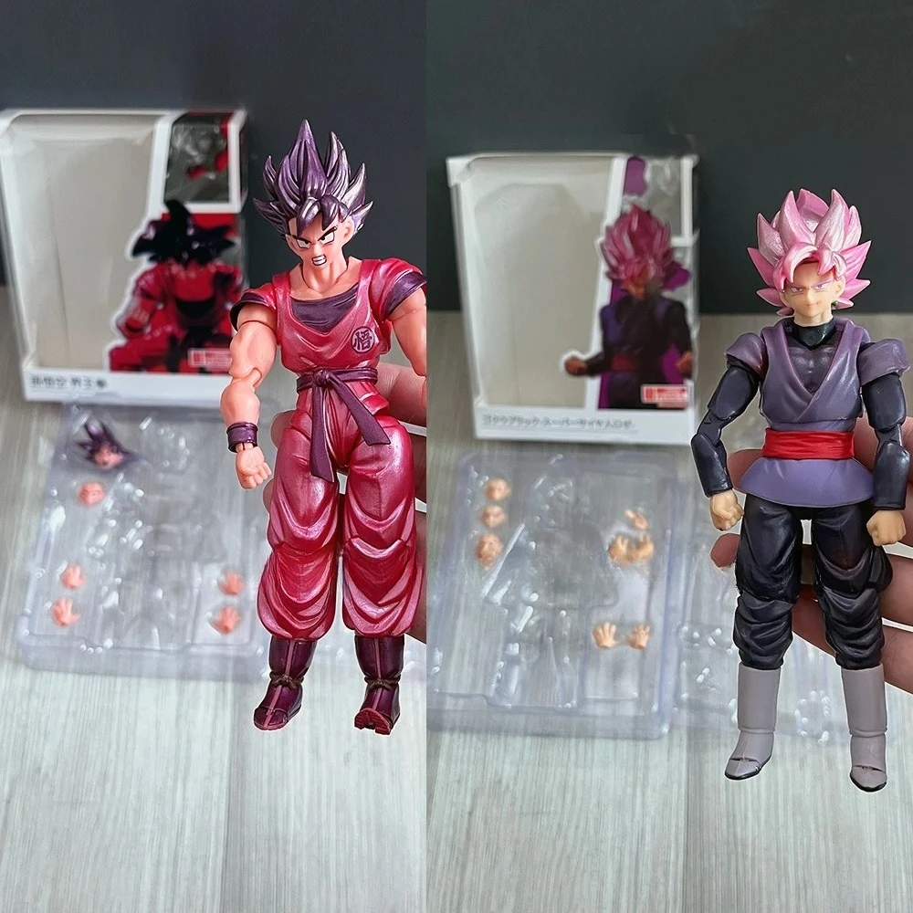 Dragon Ball Z Son Goku Kaiouken Black Wukong Actionfigur Anime S.H.Figuarts SHF Modell Sammlung Spielzeug Geschenke