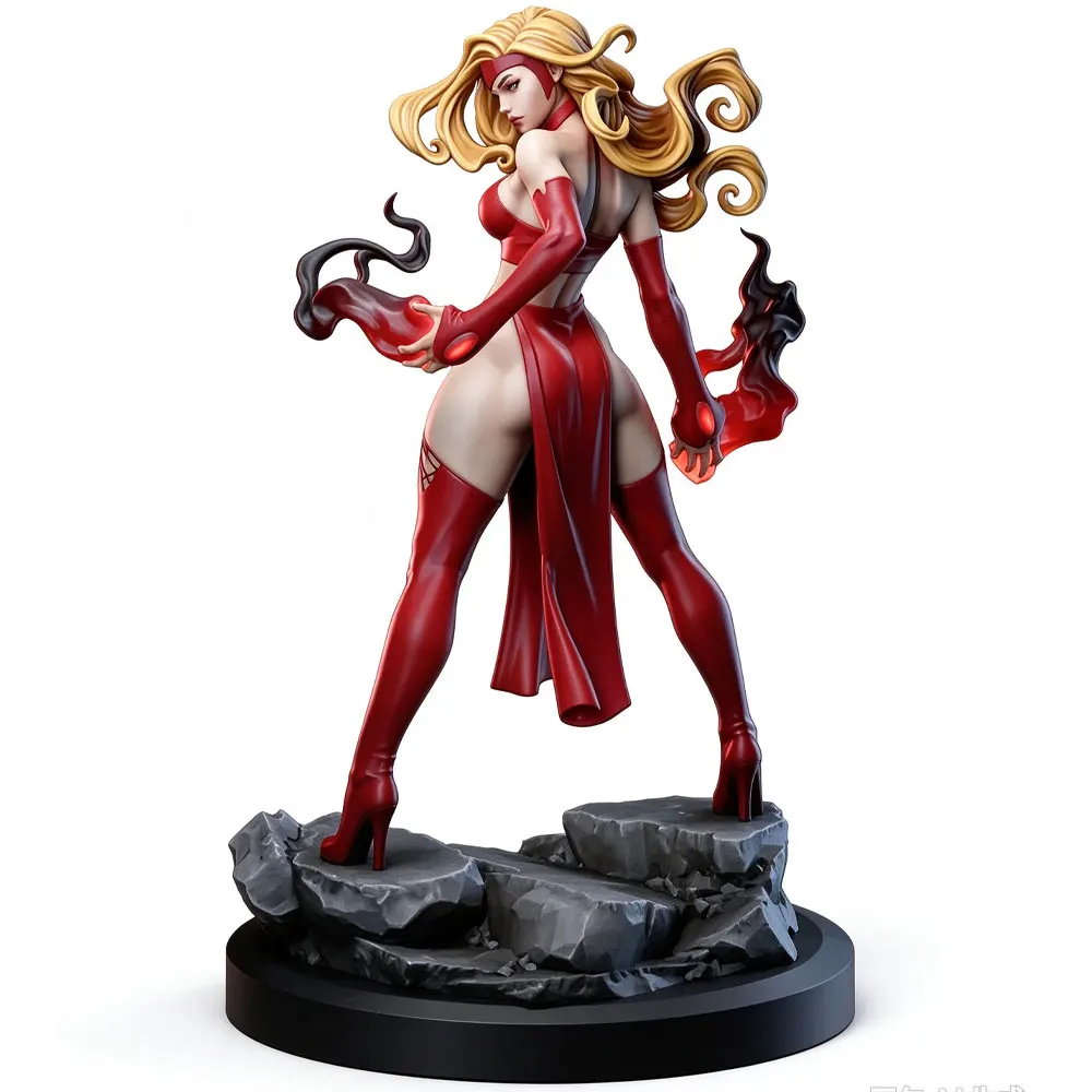 1/24 75mm  Sexy Girl Resin Model Kits GK Miniature 3D Printed Gray Model Figurine DIY Doll Model Unassembled And Unpainted