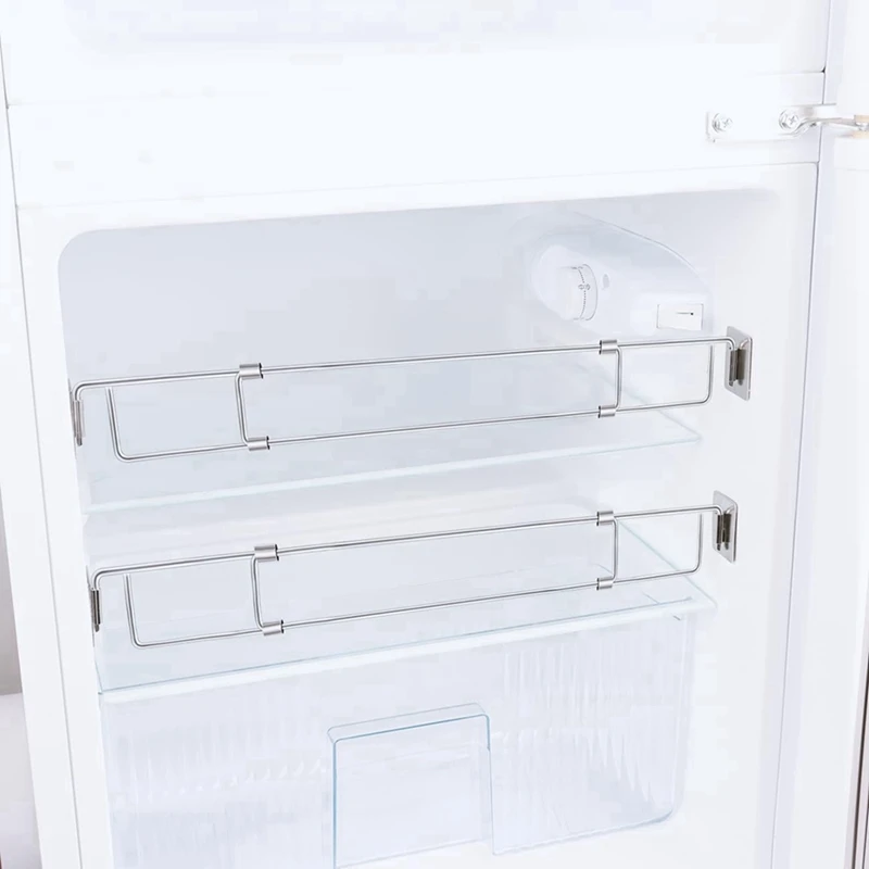 人気! Rv安全な調節可能なバー、ステンレス鋼ロッド、食品および飲料用スタビライザー、rv冷蔵庫用、4パック