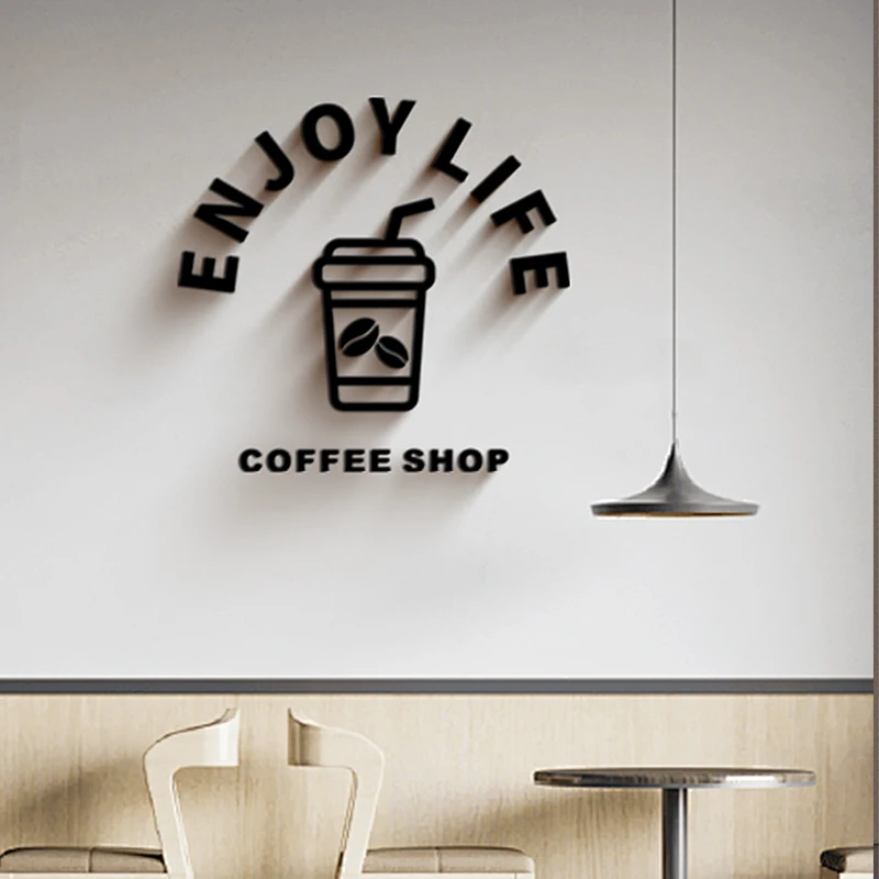 

Modern Acrylic Shop Signage Company Signboard Door Plate Customize Business Logo Name Slogan Open Hours for Hotel Shop Store Bar