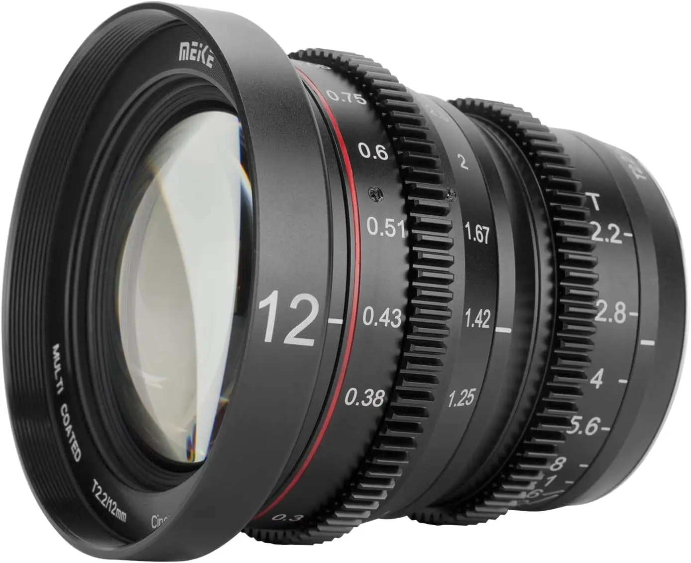 Meike T2.2 8/12/16/25/35/50/65/85mm Cine lens for M43 MFT Mount Cameras Olympus Panasonic Lumix BMPCC 4K BMPPCC 4K Zcam E2 GH5