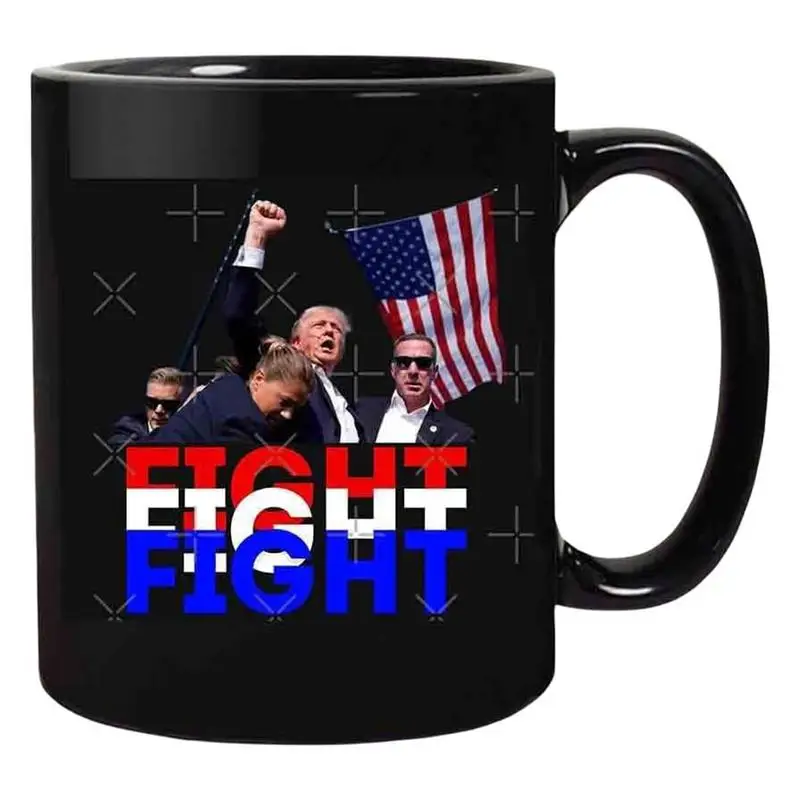 

President Shot Coffee Mug 11oz Ceramic President Assassination Attempt Tea Cup Makes Me Stronger President Warrior Coffee Mug