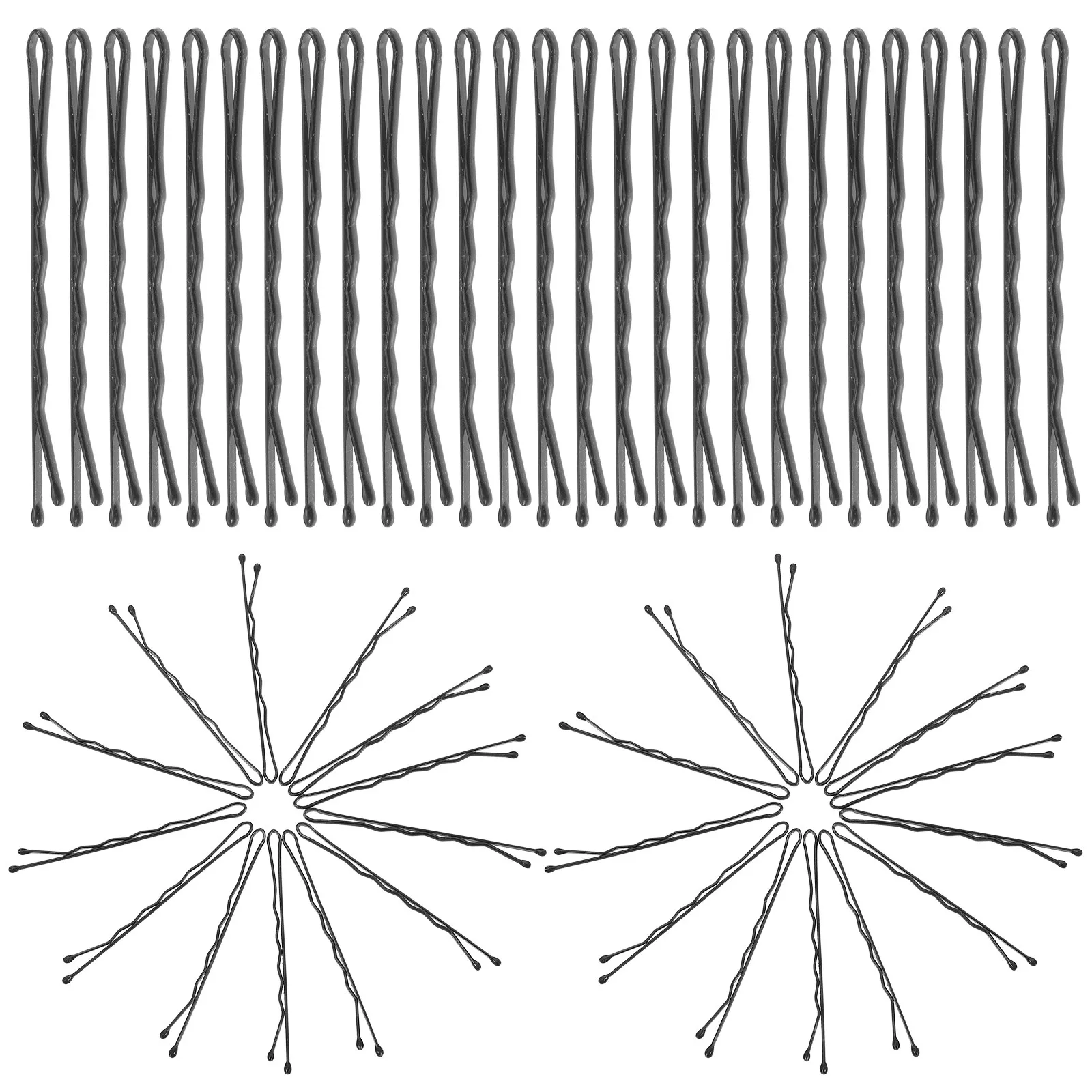 

500Pcs Metal Hair Pins One-Stroke Hair Clip Elegant Styling Tool for Wedding Party Ceremony Dating Daily Wear Women Girls