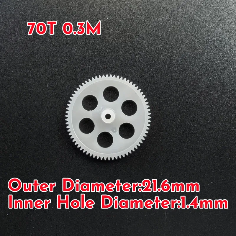 0.3M 70T 11T Gears Set For R/C Drone Quadcopter Spare Parts Accessories