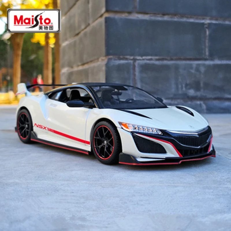 Maisto 1:24 Acura NSX Alloy Sports Car Model Diecasts Metal Racing Car Vehicles Model Simulation Collection Childrens Toys Gift