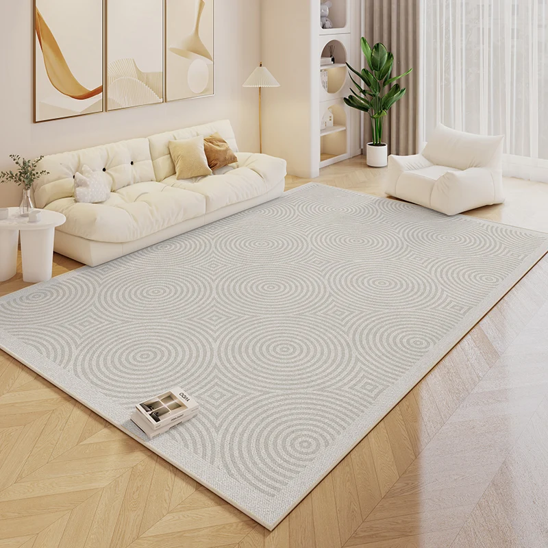 Log Cream Style Carpet Living Room 2024 New Waterproof Japanese Carpets Autumn Winter Bedroom Bedside Anti Slip Anti Fouling Rug