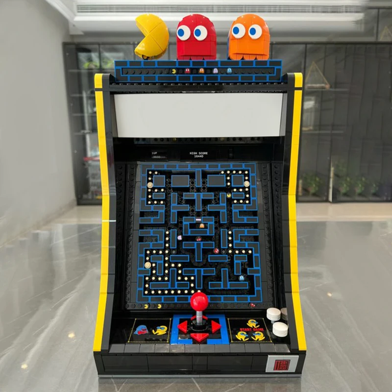 창의적인 팩 아케이드 캐비닛 10323 빌딩 블록 조립 벽돌 장난감, 어린이 선물, 가정 장식, 2651 개