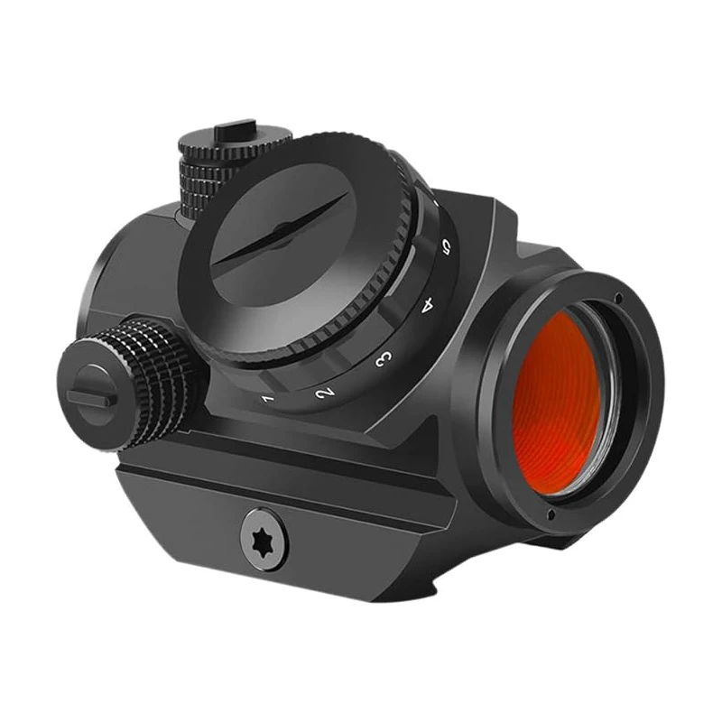 Feyachi RDS-22 2 MOA Red Dot Sight Compacte Red Dot Scope 1 x 22 mm, selecteerbaar met 5 sleuven 0,83” Riser Mount