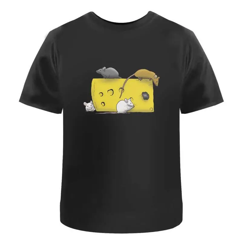 

Хлопковая футболка Mice Eating Cheese Ta029452