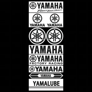 Seitenstreifen -Motorradaufkleber, Fahrradhelm, Vinyl -Aufkleber für Yamaha, neue Dekoration 12 Hauptverkäufe Yamaha -Körperteile - №8