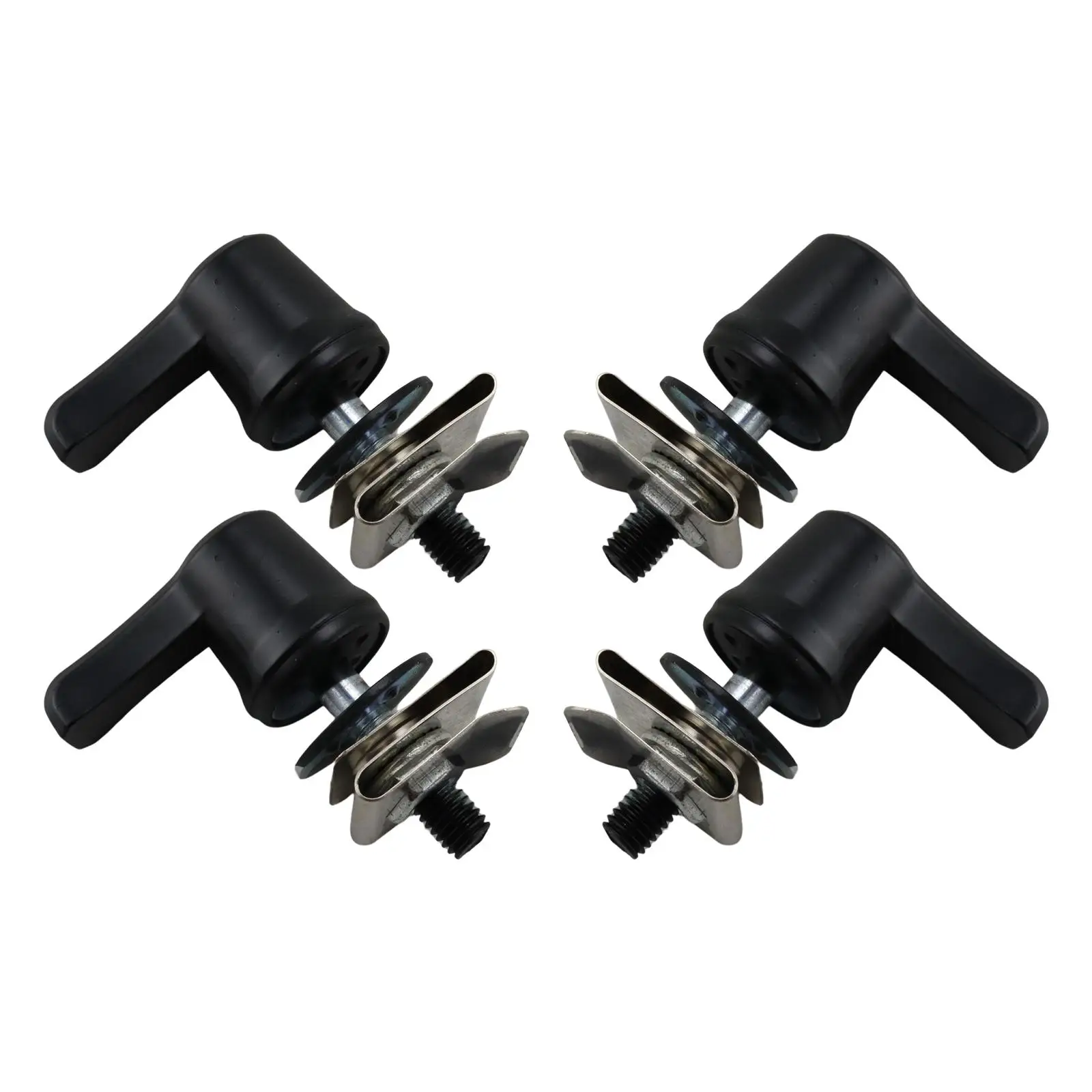 4Pcs Saddlebag Mounting Hardware Replace Theft Deterrent System lock Touring