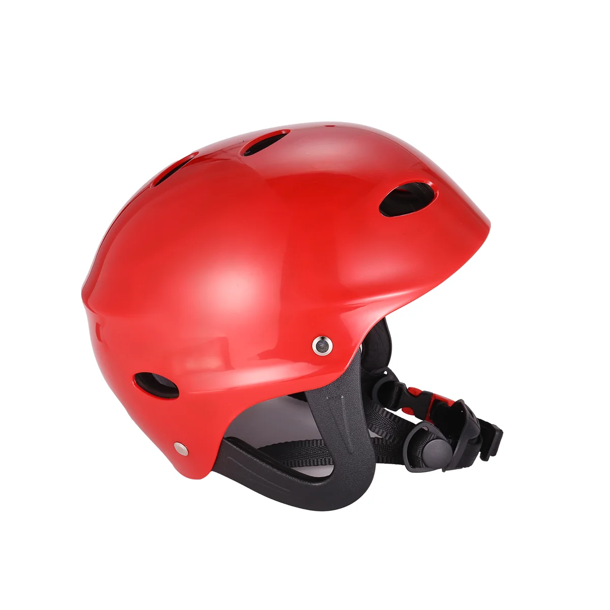 

Safety Protector Helmet 11 Breathing Holes for Water Sports Kayak Canoe Surf Paddleboard - Red