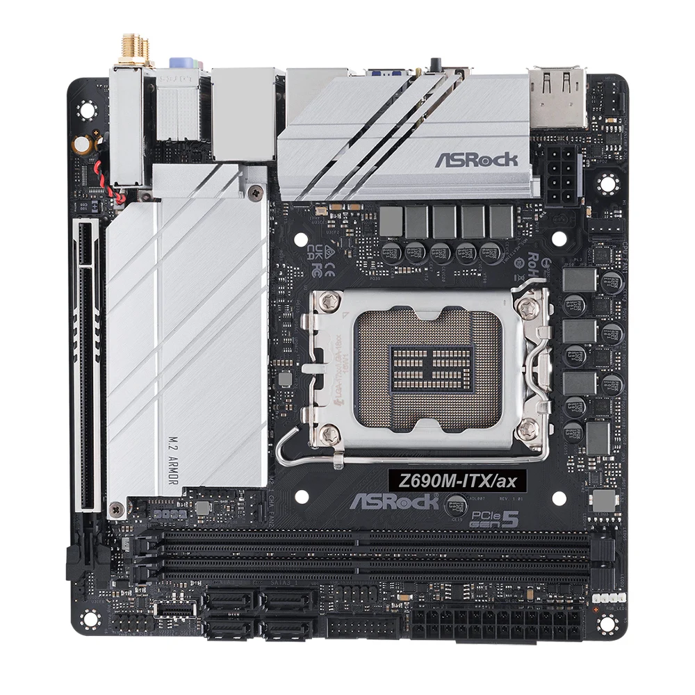 ASRock Z690M-ITXax＆intel Core i5 12600k Installing I5-12600k on AsRock Z690 motherboard with Noctua NH