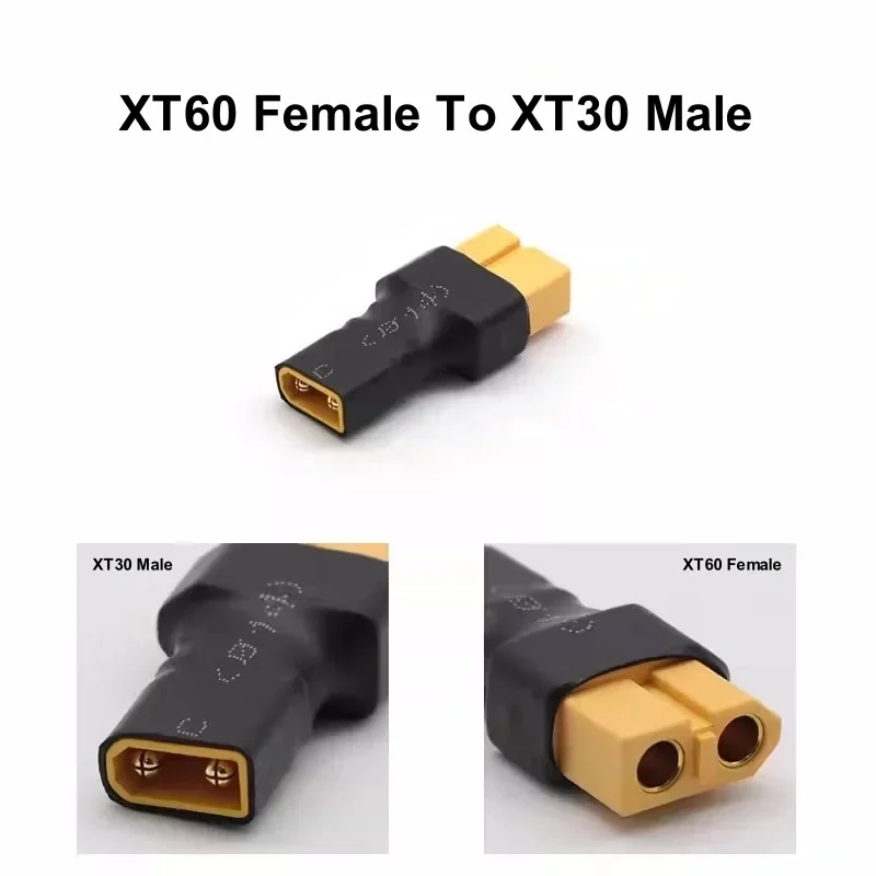 1Pc XT30 XT60 XT90 Male/Female to T Female/Male Adapter Connector For RC Drone Quadcopter Helicopter Car LiPo Battery parts