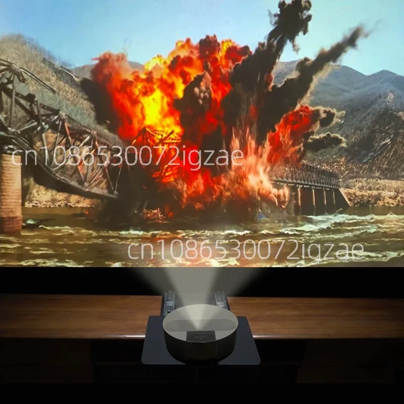 TV telescopic station ultra short focus projector front and rear infinite telescopic up and down infinite height
