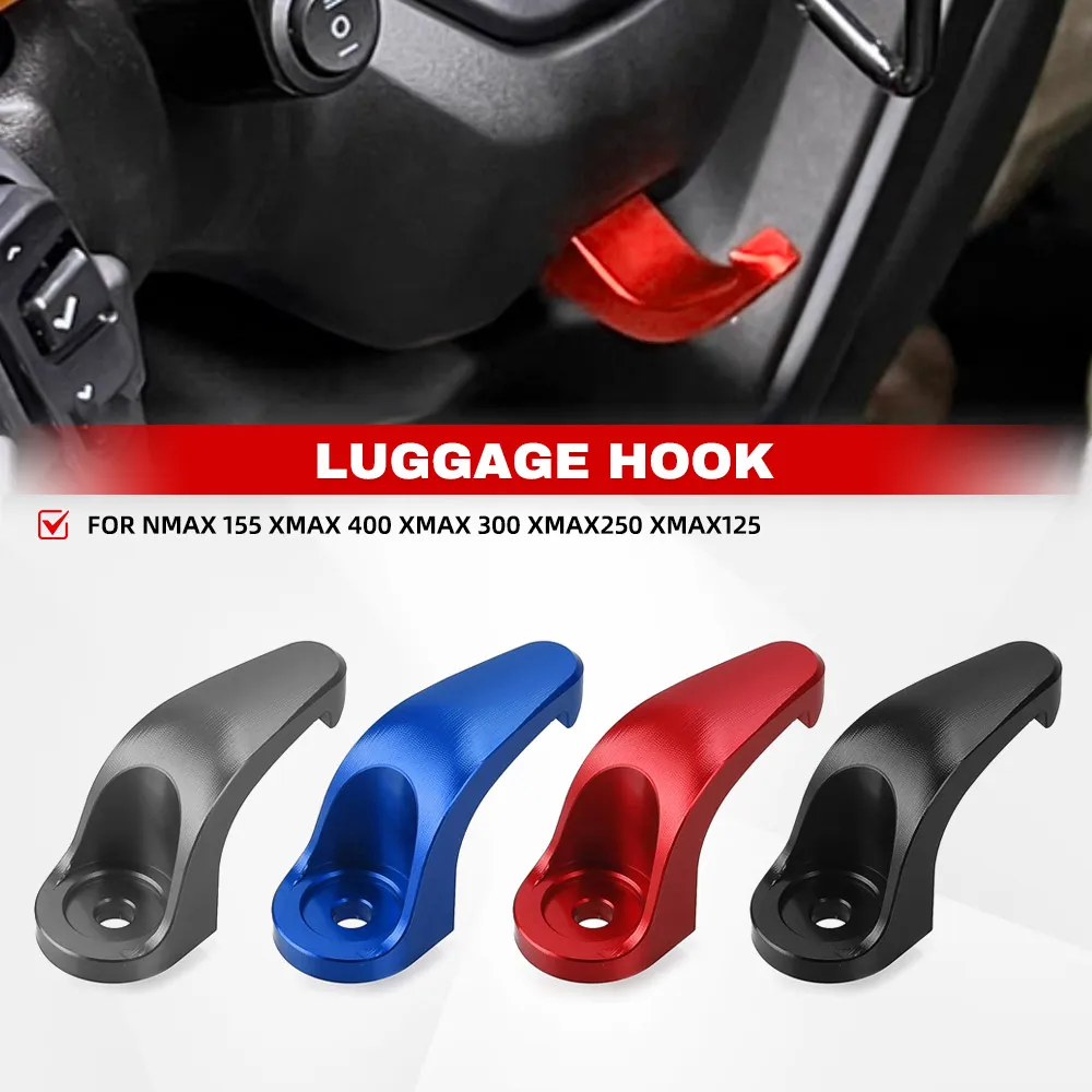 

NMAX 125 155 Motorcycle Luggage Hook Bag Hanger Grip Helmet Holder For YAMAHA XMAX 400 300 250 125 NVX 155 Aerox xmax300 nmax150