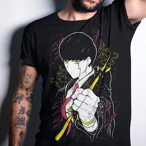 Mashle T-Shirt Magic and Muscles Mash Cream Puff Kawai Anime Gift Shirt All Size