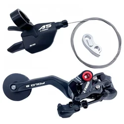 For Brompton Folding Bike 9 Speed 10 Speed Shift Lever Rear Derailleur Tensioner Adapter Derailleur Set