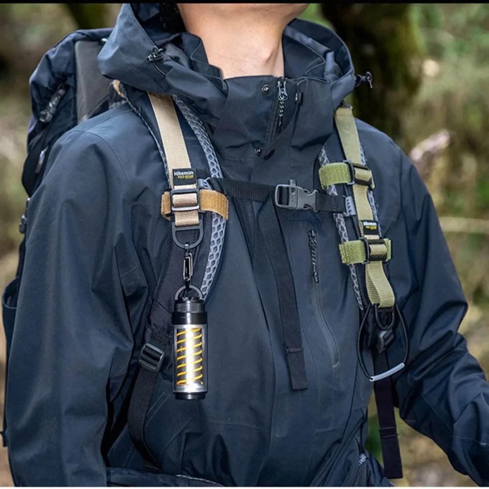 Outdoor Hiking Bag Shoulder Strap Extension Buckle Adjustable Durable Hook Tactical Backpack Modification Accessory Lanyard