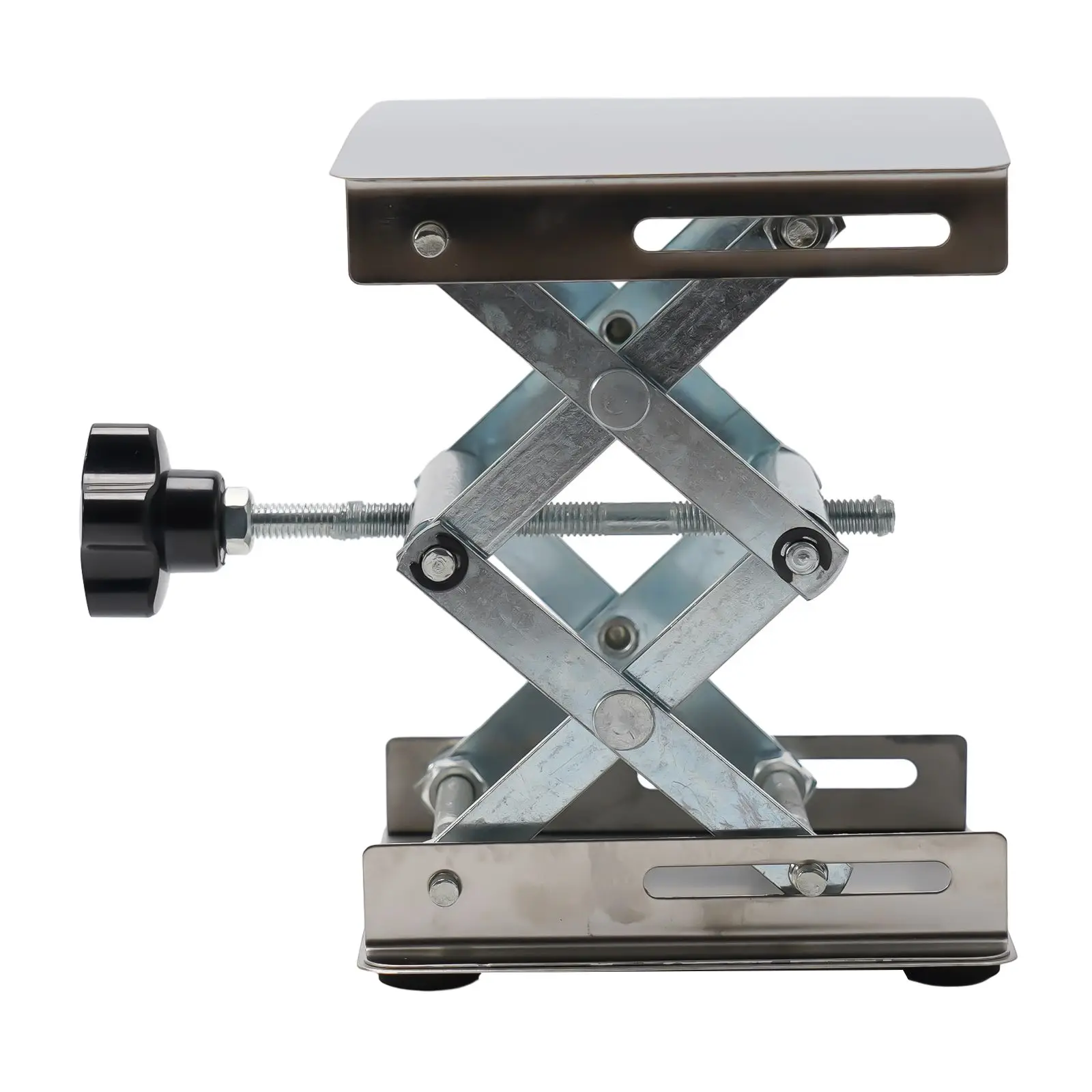 Adjustable Lift Table Lab Plate Jack Scissor Stand Platform Router Workbench Table Woodworking Lift Laboratory Carpentry Tools