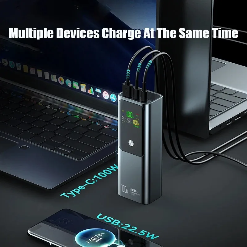 Xiaomi PD 100 واط قوة البنك 50000 مللي أمبير قدرة البطارية الخارجية شحن سريع شاحن محمول Powerbank لأجهزة الكمبيوتر المحمول آيفون سامسونج #5