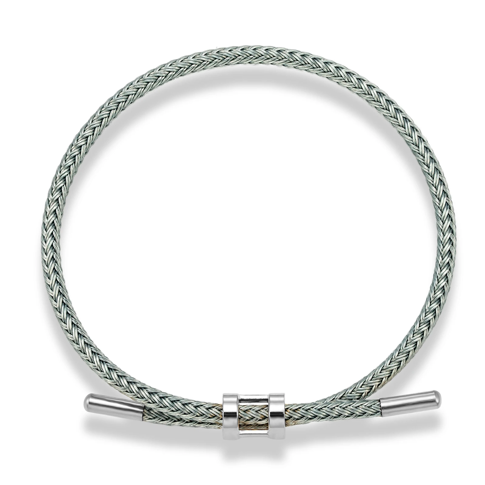Luxuriöses Mehrfarbiges Handgefertigtes Armband für Damen und Herren Verstellbares Nicht-Verblassendes Edelstahl-Draht Wasserfestes Seil Paar-Schmuck Geschenk