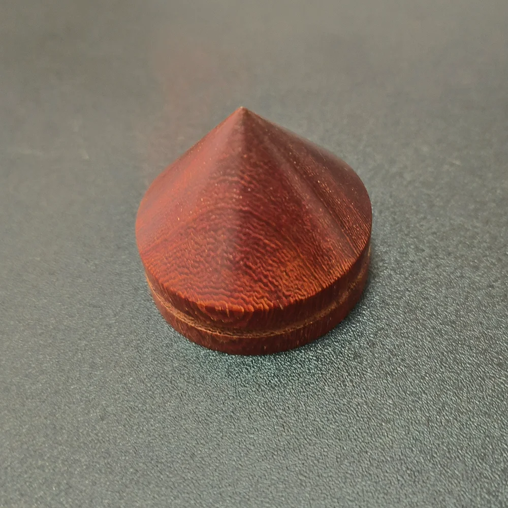 High-End 4er-Set HiFi Audio Lautsprecherständer Holz-Fußpolster Anti-Schock-Absorber Spike Isolationsfüße für Verstärker Vorverstärker DAC PC-Gehäuse – Detail 4