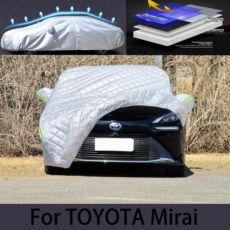 

For Toyota Mirai Car hail protection cover Auto rain protection scratch protection paint peeling protection car clothing