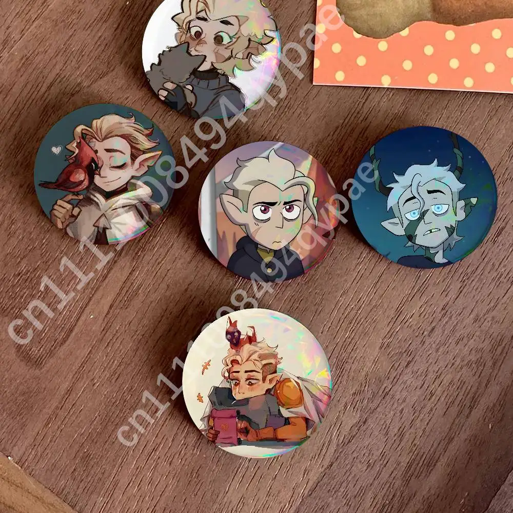 Hunter The O-Owl House Pins for Backpacks Funny Pins Acrylic Y2K Aesthetic Pin Cute Bag Lapel Brooch Clip Badges Accessories
