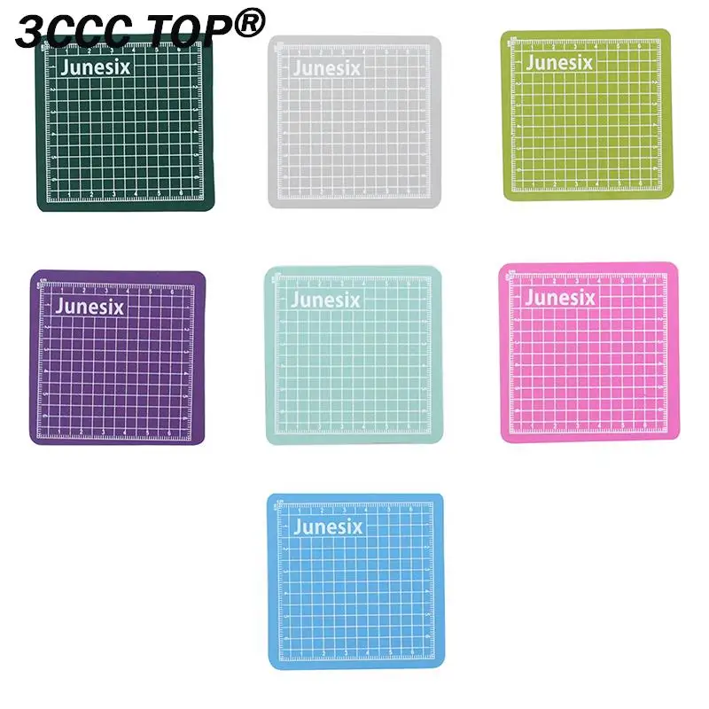 Mini Modelo Corte Mat, Almofada de Gravura, Arte Estudante Papelaria, Material Escolar, PVC, 6cm, 1Pc