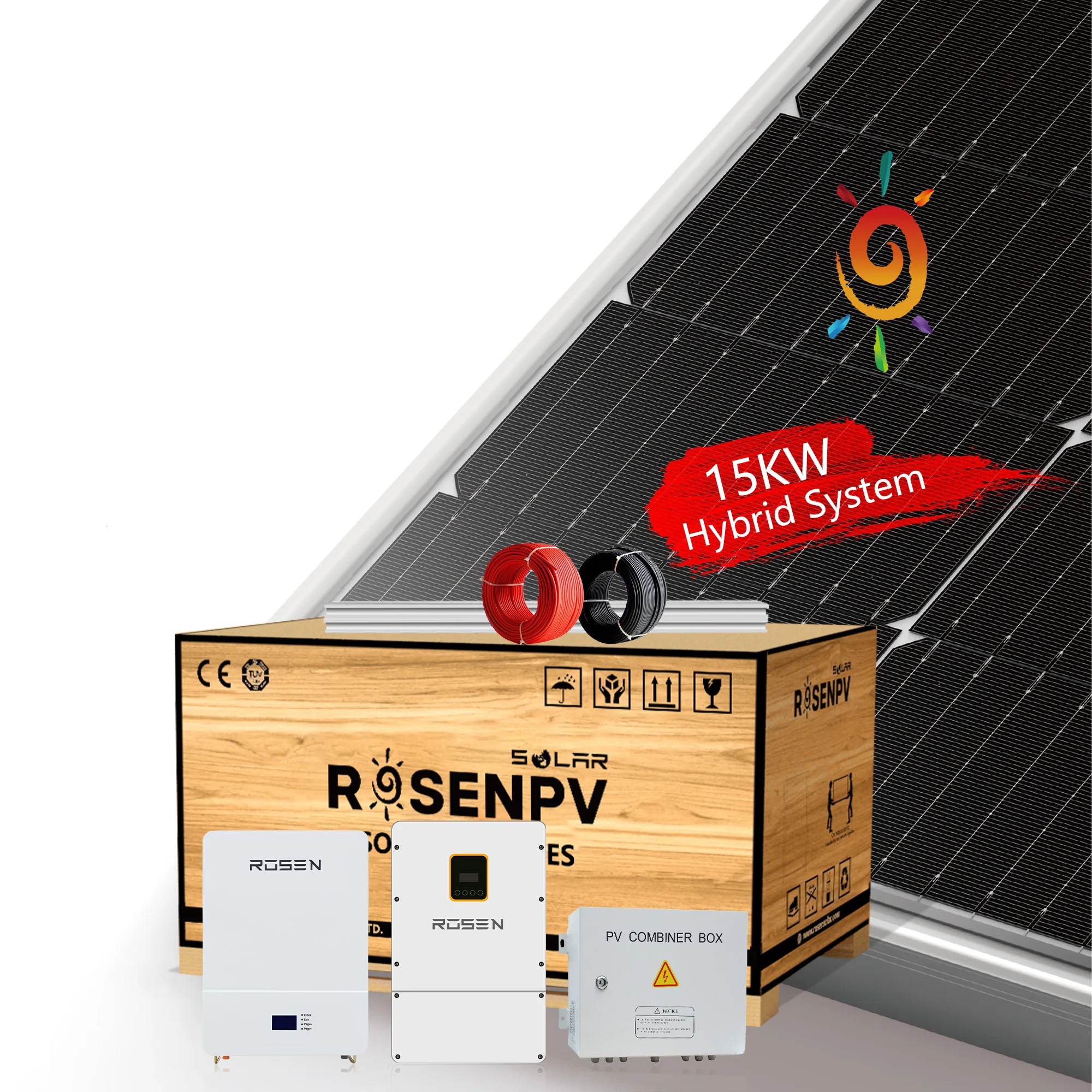 Solar Energy System Lithium Battery BC and Perovskite Panels 540-560W 600W Solar Panels