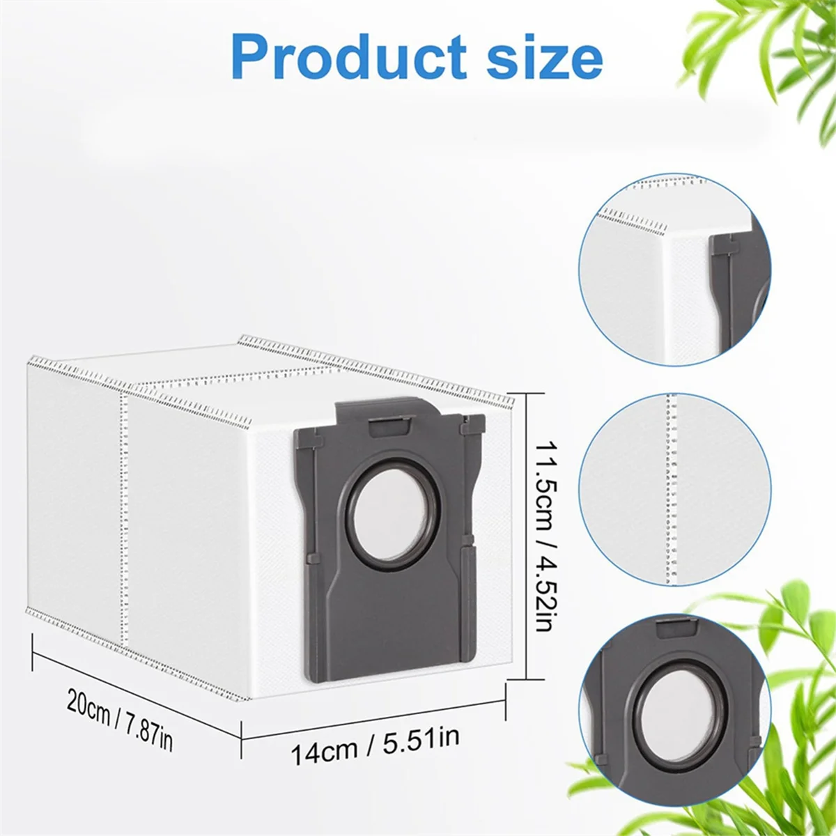 Für X40 Ultra/ X40Pro Roller Pinsel Seite Pinsel Filter Mopp Pads Lumpen Staubbeutel Roboter Vakuum Ersatz