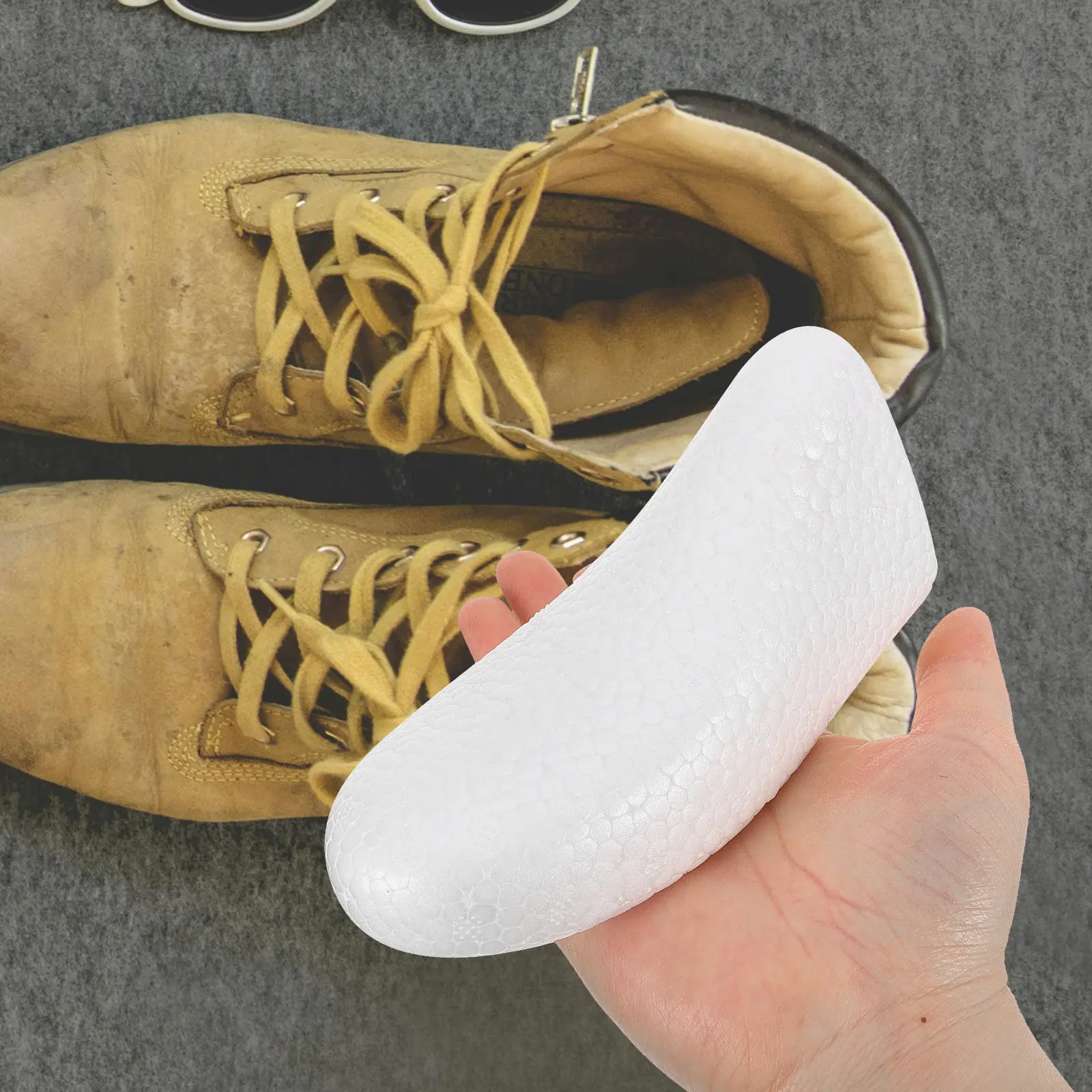 

10Pairs Foam Shoe Inserts Disposable Shoe Form Shaper Support for Men Women Shoes Boots Wide Size Maintainer