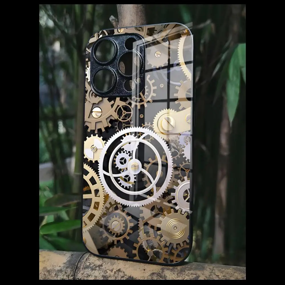 Circuit Board Watch Classic Mechanical Phone Case For OPPO A 55 54 One Plus 8T 92s A93s A94 95 8 9 7 Pro FindX3 X5PRO RENO4 REN