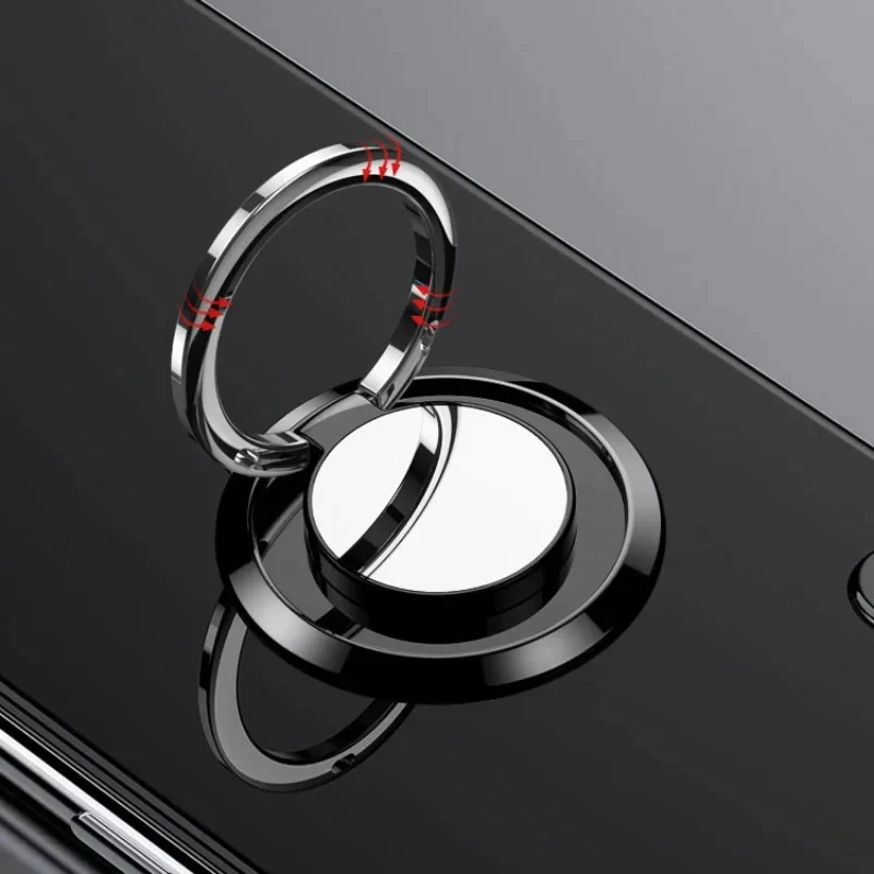 1-3pcs Cell Phone Ring Holder Stand 360° Degree Rotation Finger Ring Grip Car Magnetic Mount Phone Back Sticker Pad Ultra-thin