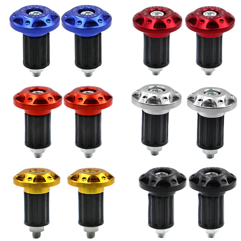 8 Color Motorcycle Handle Bar Ends Plug Grips Handlebar Plug Caps Slider Motor Bike for Honda Yamaha KTM Dirt Bike Accessories